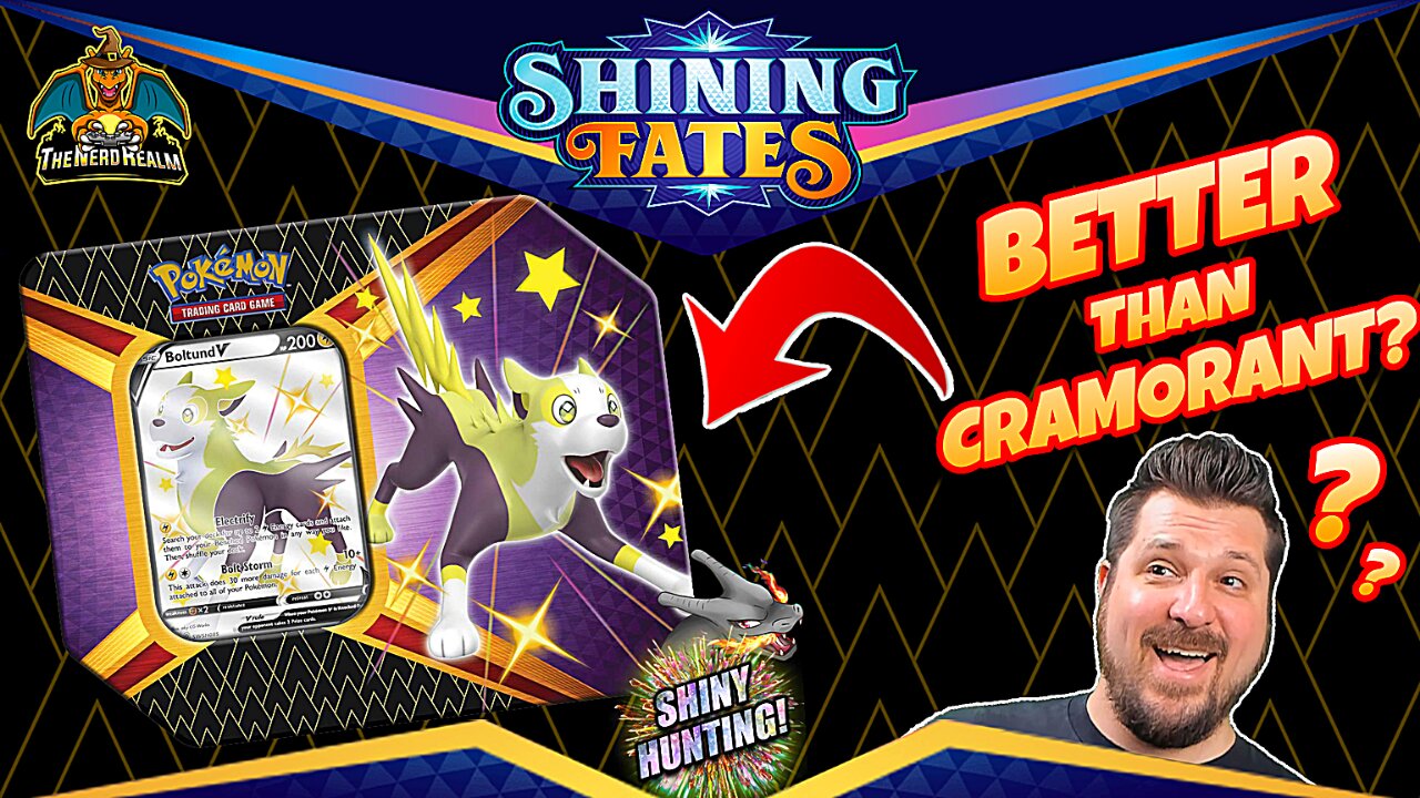 Shining Fates Shiny Boltund Tin | Shiny Hunting | Pokemon Cards Opening