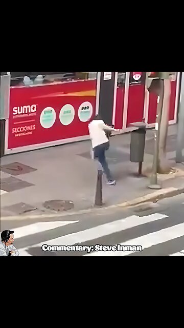 Unhinged Man vs Trashcan