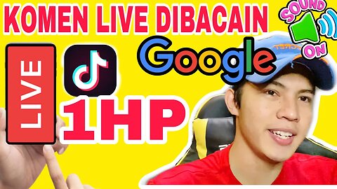 KOMEN live TikTok di Bacain Google Dengan 1 HP, Gift, Share, Follow - TUTORIAL GRATIS