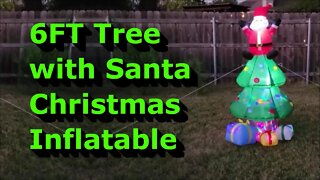 6FT Christmas Tree with Santa Claus Inflatable - Full Review