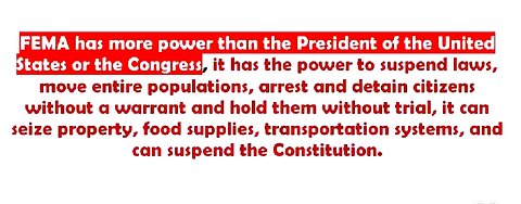 TRUMP AND FEMA (INSTEAD OF HELPING HURRICANE VICTIMS FEMA IS SETTING UP THE INVASION OF AMERICA) 🚨