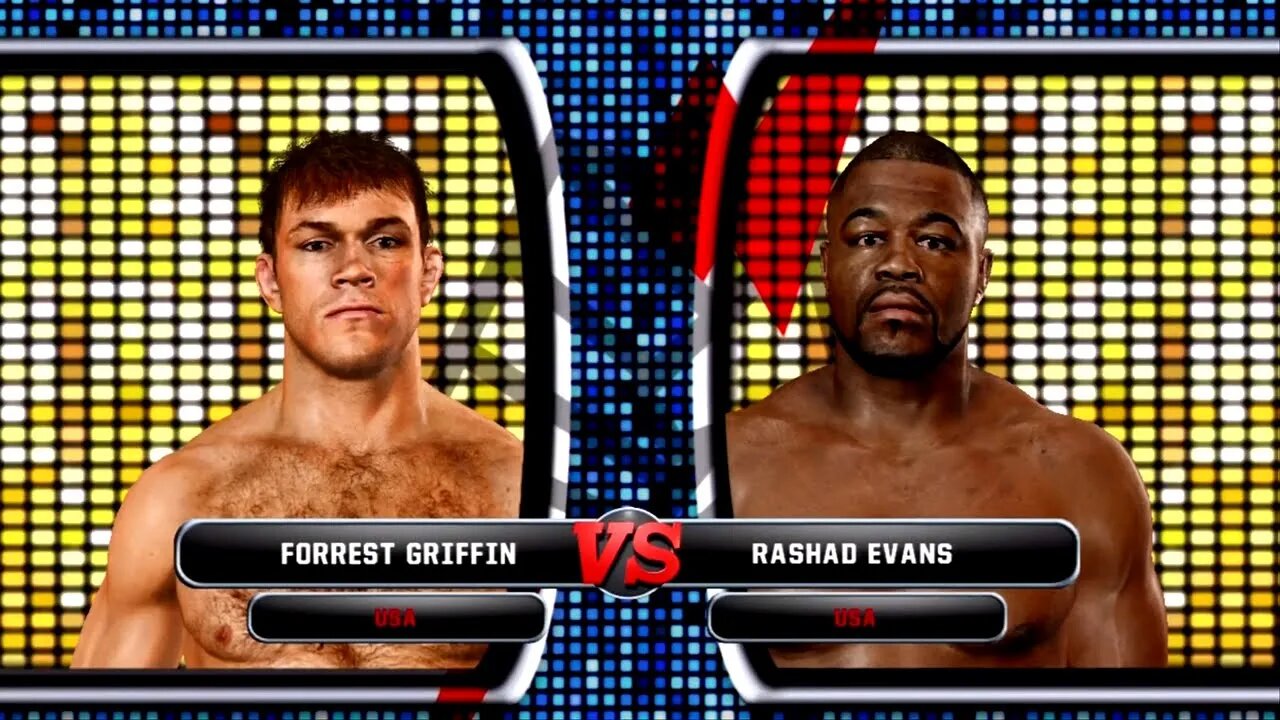 UFC Undisputed 3 Gameplay Rashad Evans vs Forrest Griffin (Pride)