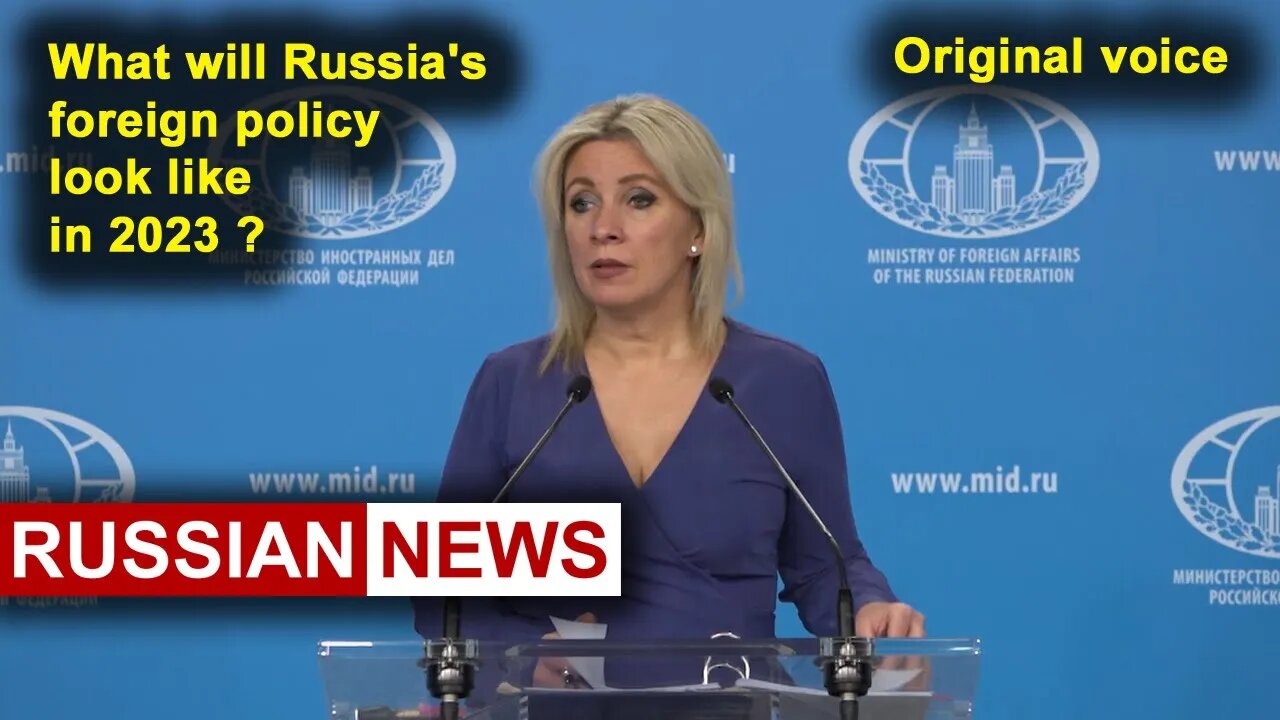 What will Russia's foreign policy look like in 2023? Zakharov. Russia Ukraine. RU