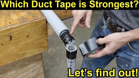 Which Duct Tape Is Strongest? Let's find out! Gorilla, T-Rex, FiberFix, 3M Pro & Duck Max