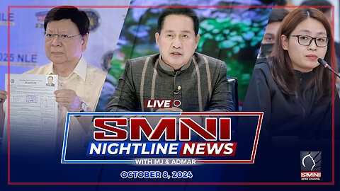 LIVE: SMNI Nightline News with MJ Mondejar & Admar Vilando | October 8, 2024 - Martes