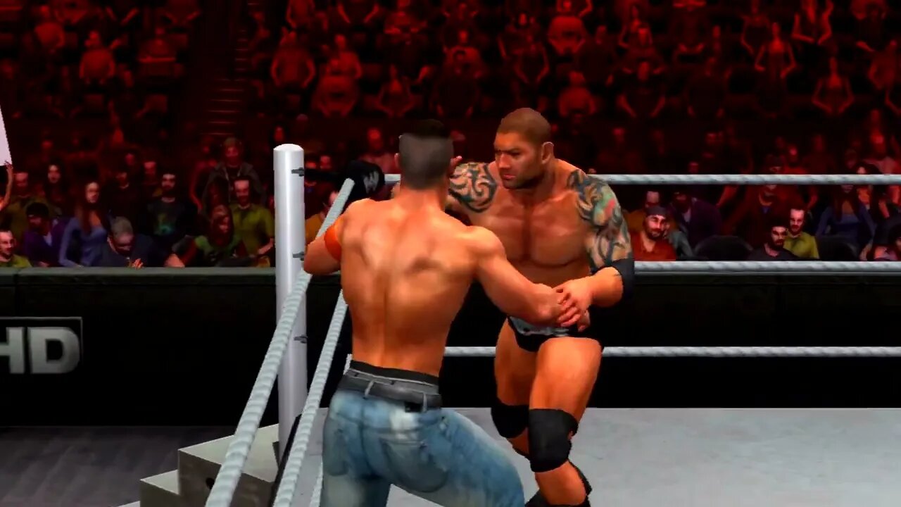 WWE SmackDown vs. Raw 2011 Gameplay John Cena vs Batista