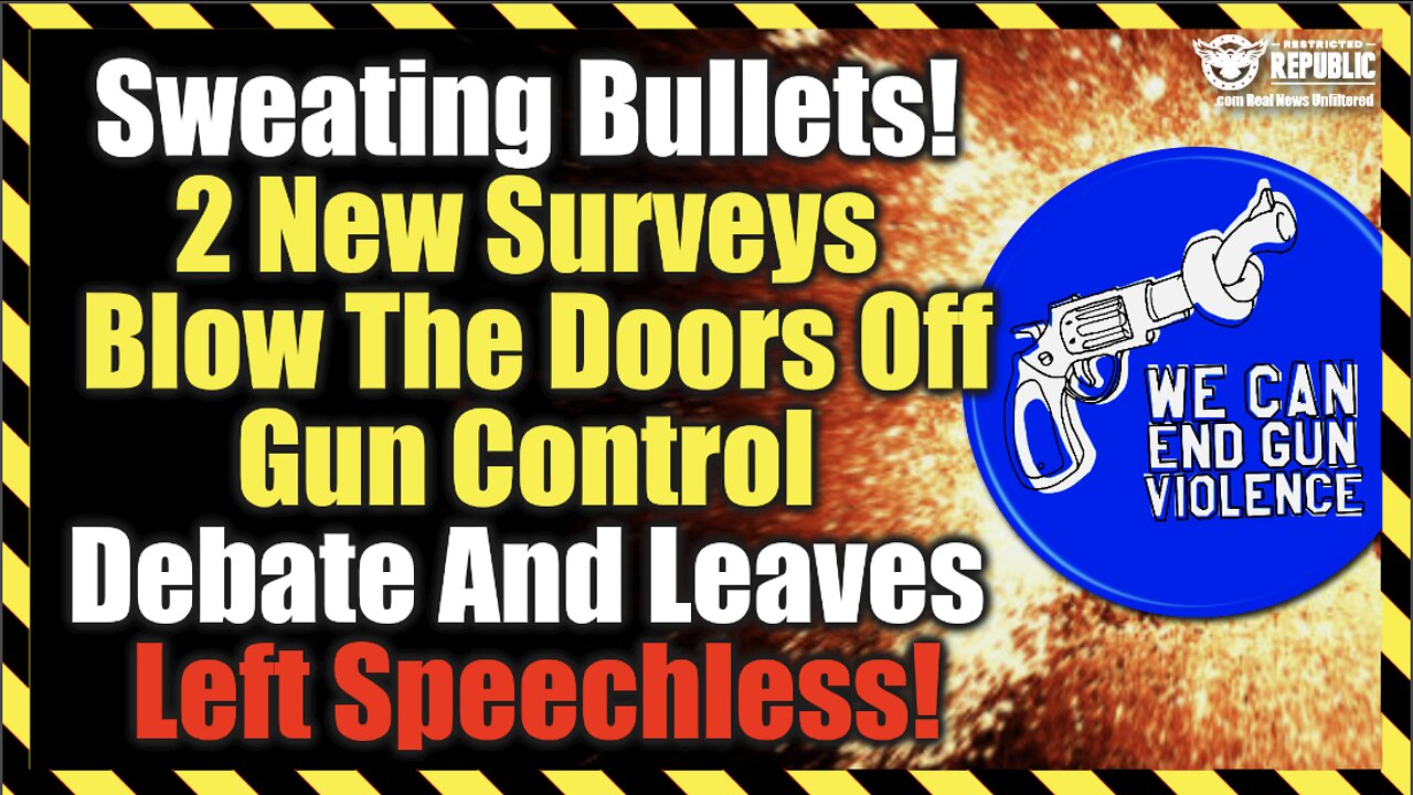 Sweating Bullets! 2 New Surveys Blow The Doors Off Gun Control Debate And Leaves Left Speechless!