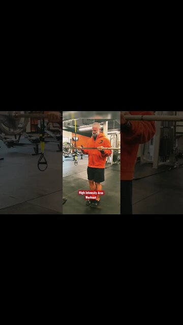 High Intensity Arm Workout (#HIT). #highintensitytraining #ketogenicbodybuilding #fitover40