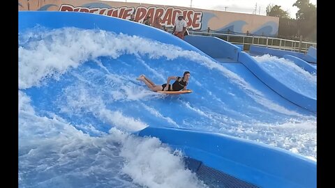 flowrider - Aspen's wipeout at Soak City, Kings Island (2022) #shorts