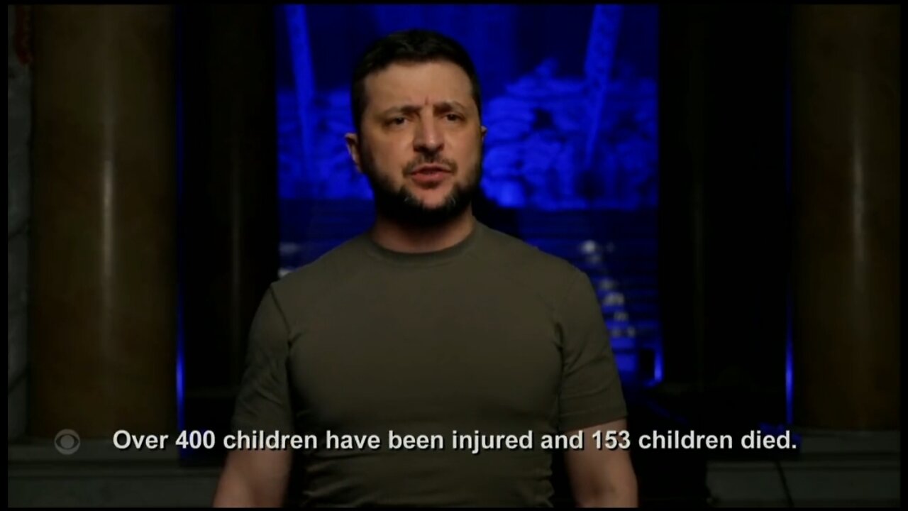 Zelenskyy Speaks Up At The Grammy's: Our Musicians Wear Body Armor