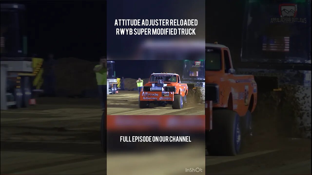 Attitude Adjuster Reloaded Super Modified Pulling Truck! #truckpulls #truckpull #truckpulling