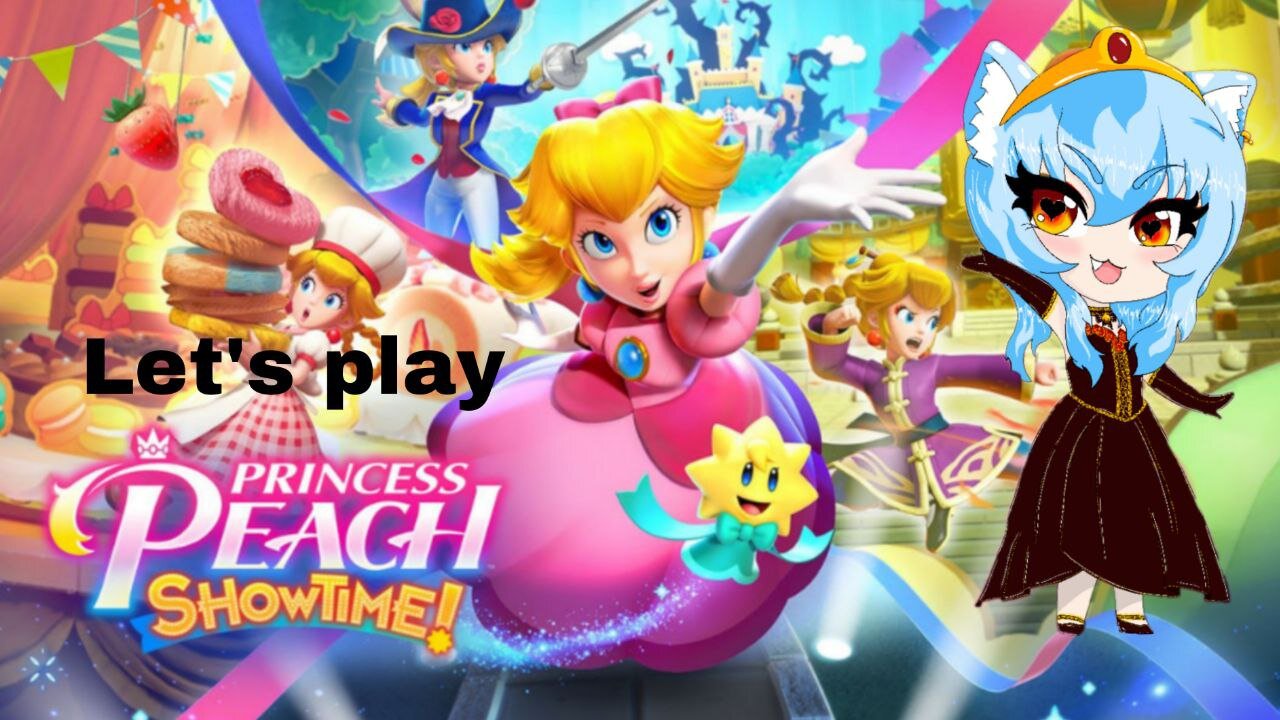 Nyan Play Princess Peach Showtime 🎀Mala ASMR🎀 Neko