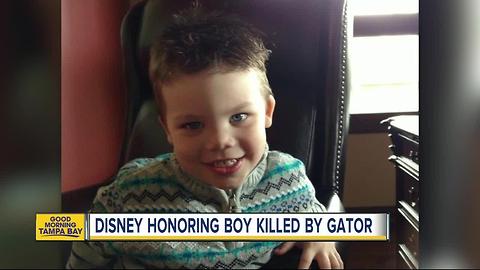 Disney honoring boy killed by gator