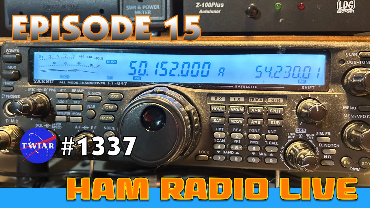 Ham Radio Live Episode 15 : Recording for This Week in Amateur Radio #1337