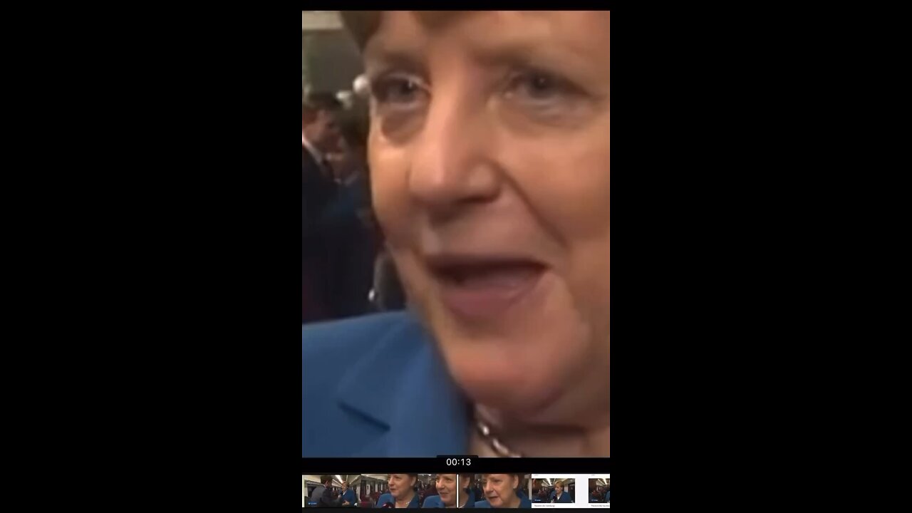 Angela Merkel is a reptilian shapeshifter