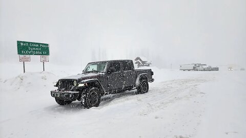 Massive Winter Storm Warning, On Scene, Wolf Creek Pass, 10.986ft