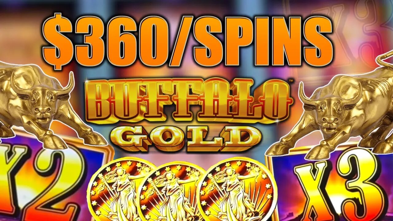 🤑 BUFFALO GOLD SLOT 💰 LARGEST PLAY EVER! 💰 MAX BET $360