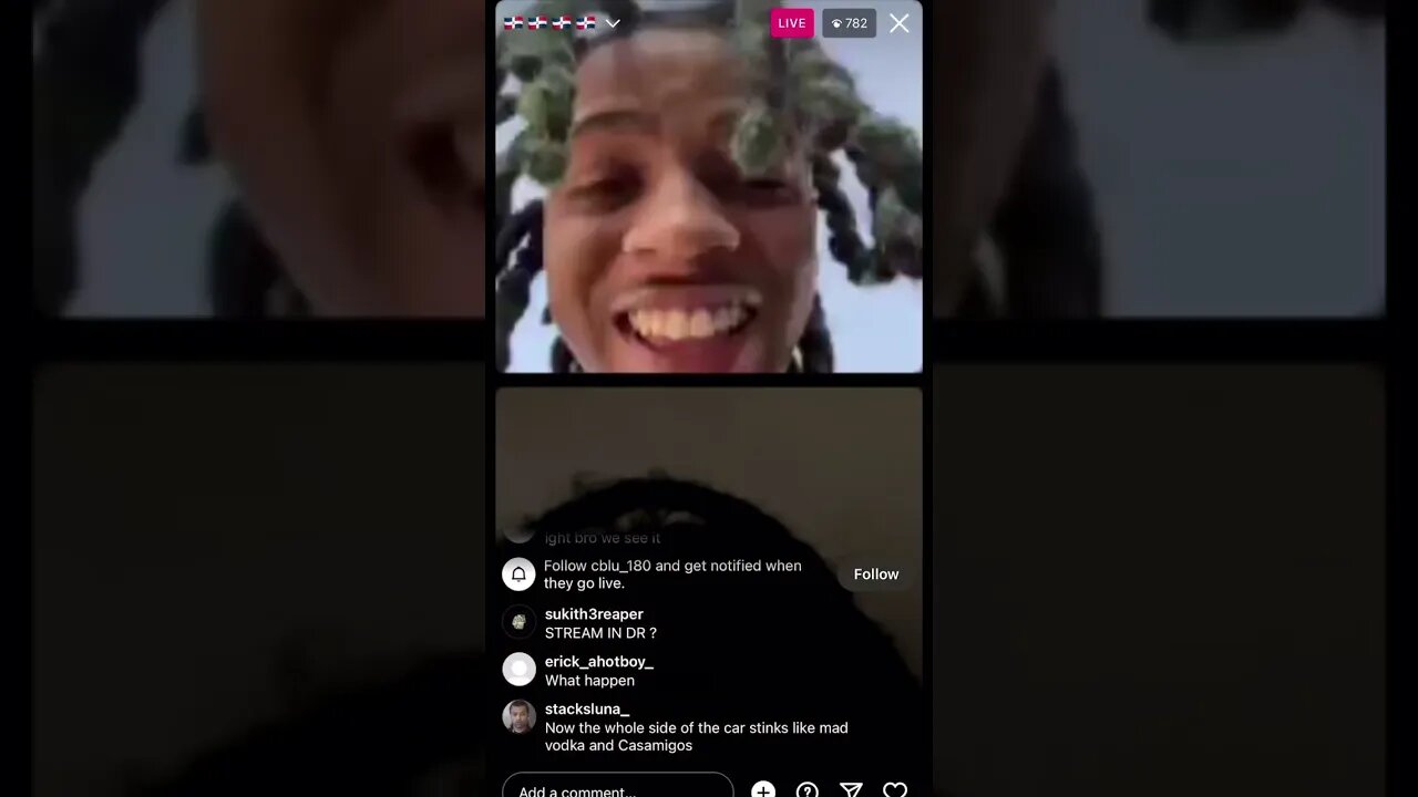 C BLU IG LIVE: C Blu In Dominican Republic Hangover After Getting Too Lit & Drunk (26/02/23)