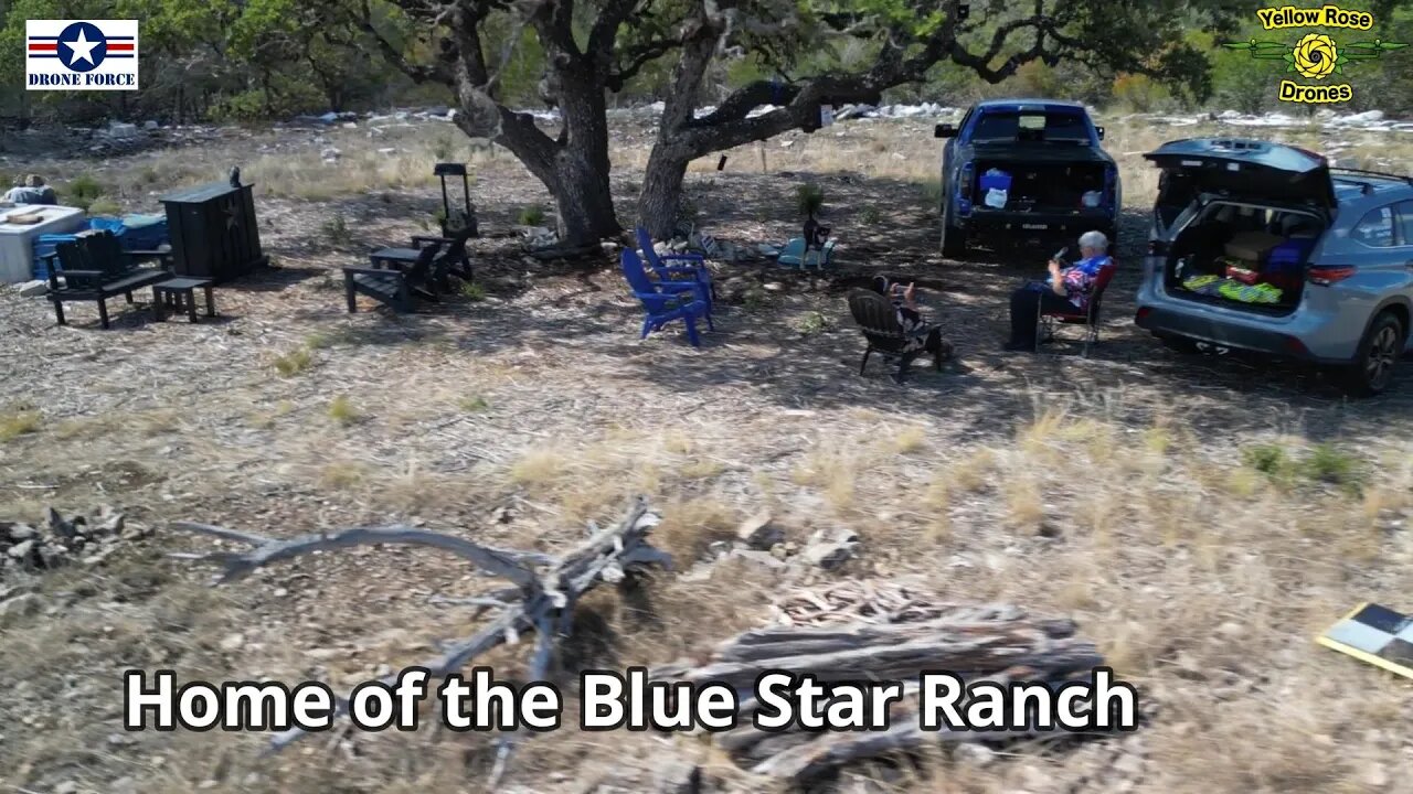 Birds Eye View Over Loma Vista at the Blue Star Ranch #ranchlife #hillcountry #texas #djimini3pro