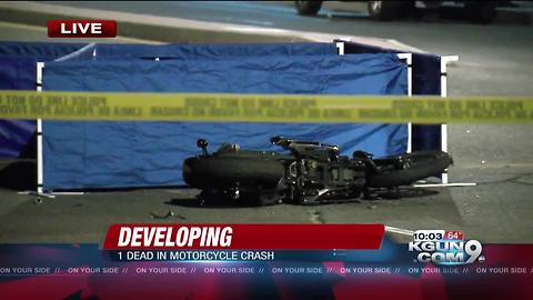 Fatal motorcycle crash closes Silverlake Rd. from Santa Cruz River to Mission Rd.