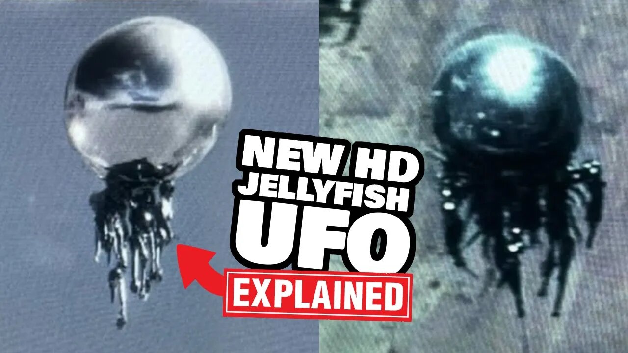 WOW! NEW HD Jellyfish UFO has LEAKED! Is this REAL or can it be DEBUNKED / EXPLAINED?