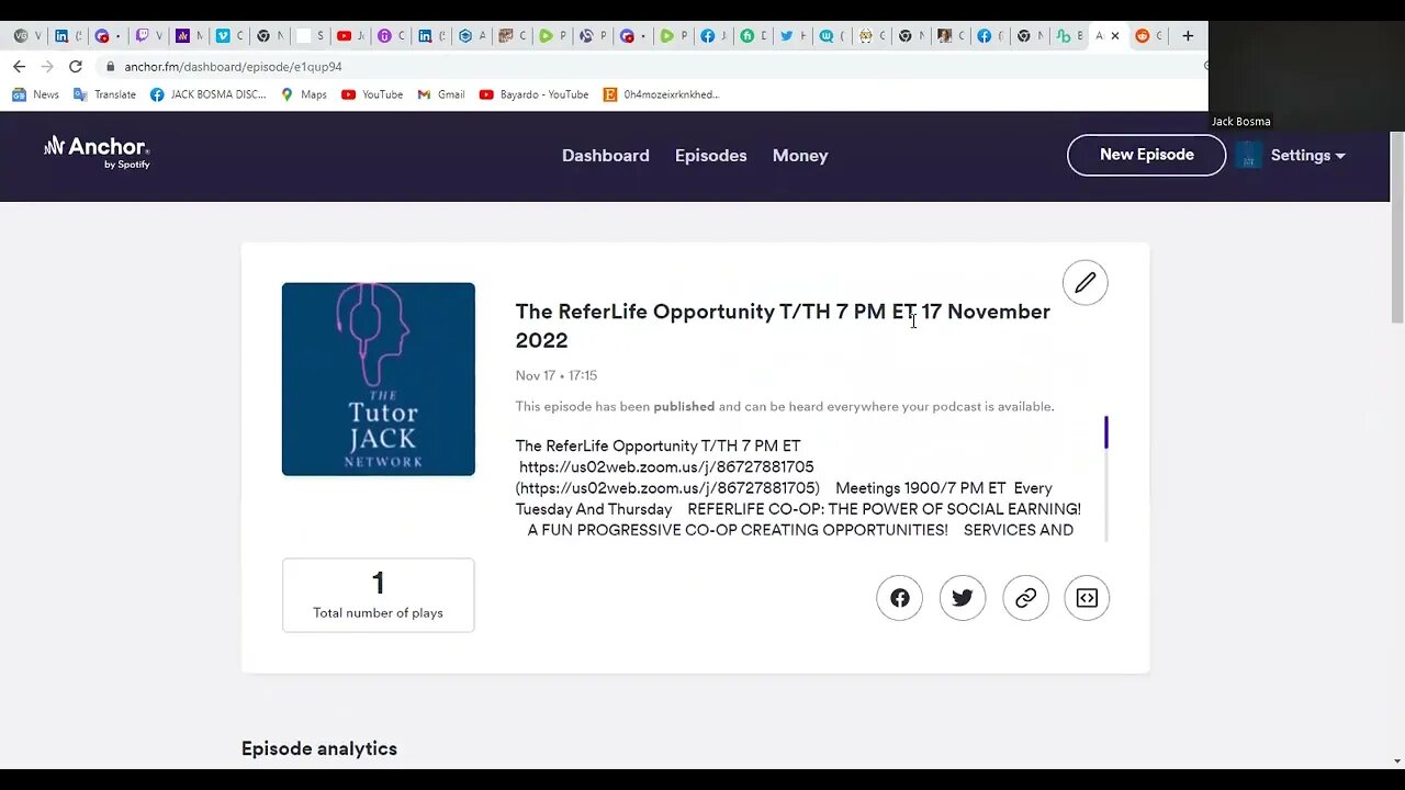 The ReferLife Opportunity T/TH 7 PM ET 17 November 2022