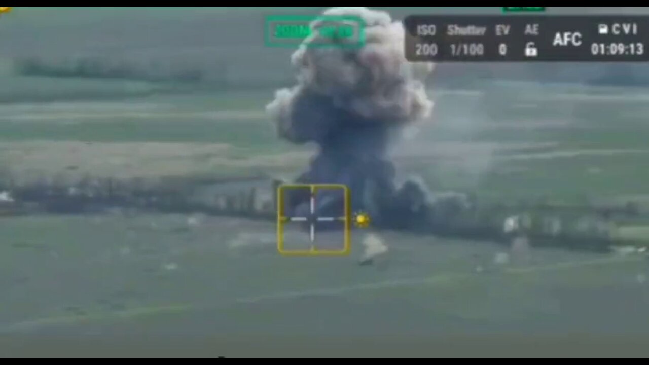 A "unmanned" MT-LB filled with explosives hits the positions of Ukrainian soldiers near Maryinka