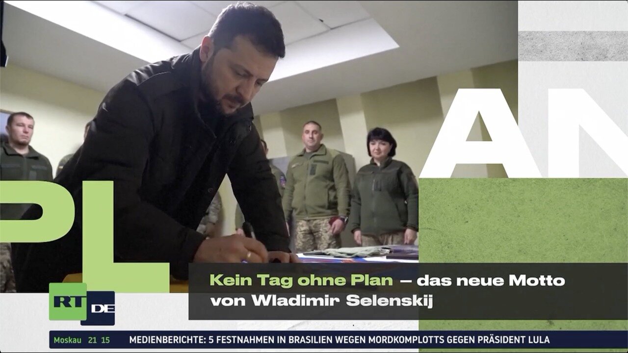 Kein Tag ohne Plan! — das neue Motto von Wladimir Selenskij