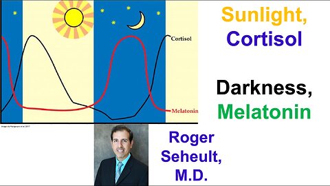 Sunlight, Cortisol, Darkness, And Melatonin: Roger Seheult, M.D.