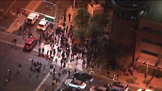 Protesters gather at Scottsdale Fashion Square