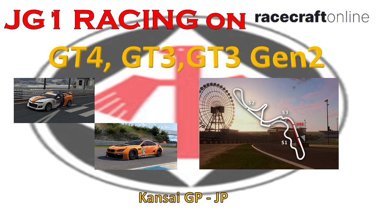 JG1 RACING on RCO - GT4 - GT3 - GT3 Gen2 - Kansai GP - JP