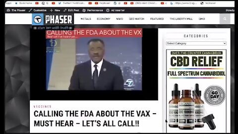 LISTEN! Concerned Citizen Calls the FDA about the genocidal shots!!