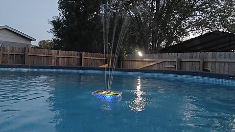 Sparkle And Shine With ChlorStar Solar Fountain Light Show!