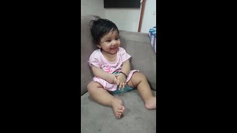 Baby cute smile