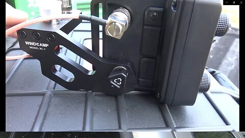 ICOM IC-705 Windcamp RC-1 Quick Release Antenna Support Bracket, A Must Have For The 705!!