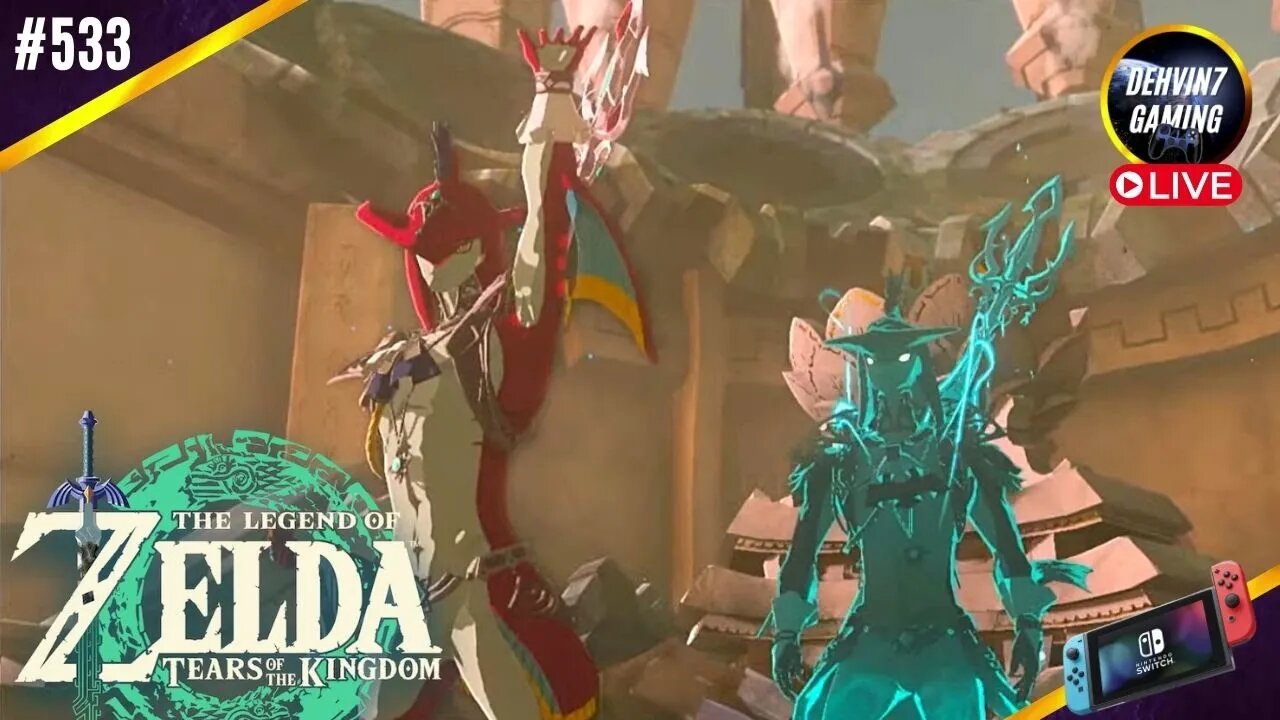 Beating Water Temple with Sidon! [#35] | Zelda TOTK