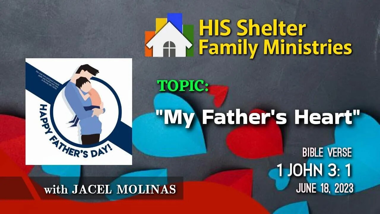 vLog #22 My Father's Heart | Speaker JACEL MOLINAS | JUNE 18, 2023 | Sunday