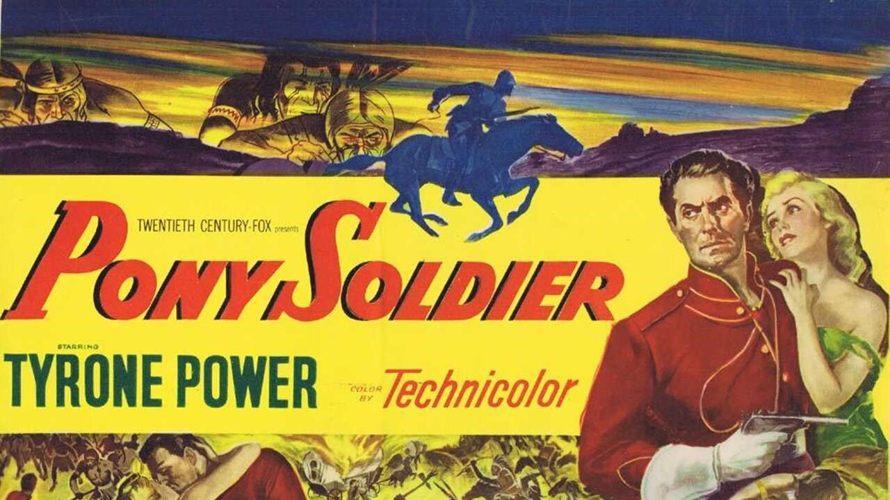 Pony Soldier (1952) Tyrone Power, Cameron Mitchell, Thomas Gome