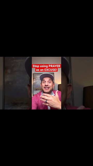 Stop using PRAYER as an EXCUSE! #prayerworks #shorts #christianmotivation