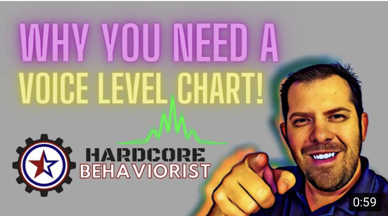 Hardcore Behaviorist | Why You Need a Voice Level Charts