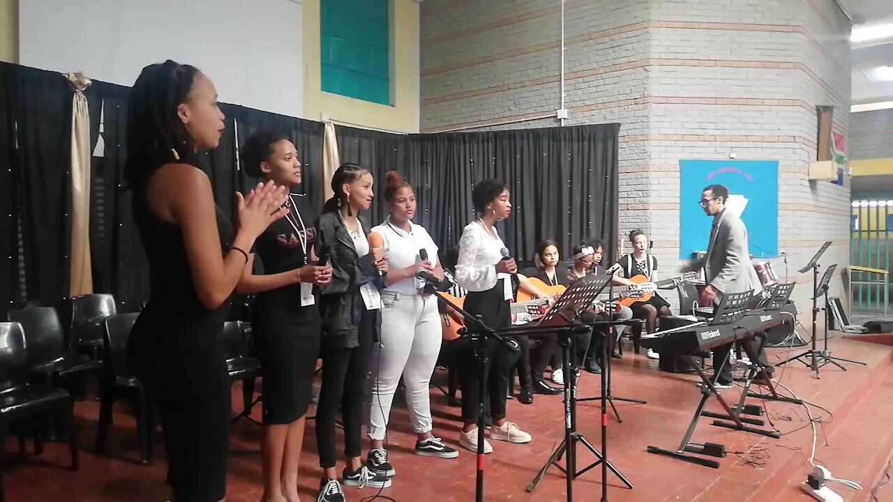 SOUTH AFRICA - Cape Town - Sekunjalo Delft Music Academy in concert at the Rosendaal High School in Delft. (Video) (g8H)