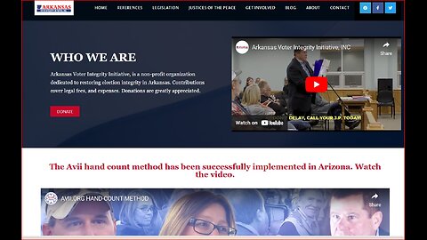 Arkansas State Legislature Hearings on Paper ballots 1pm 10.1.24. Livestream