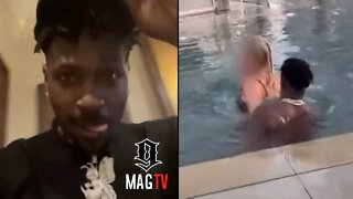 Antonio Brown Is Unbothered After Leaked Dubai Swimming Pool Video Surfaces! 😱