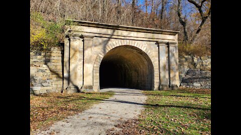 Staple Bend Tunnel - America's first railroad tunnel