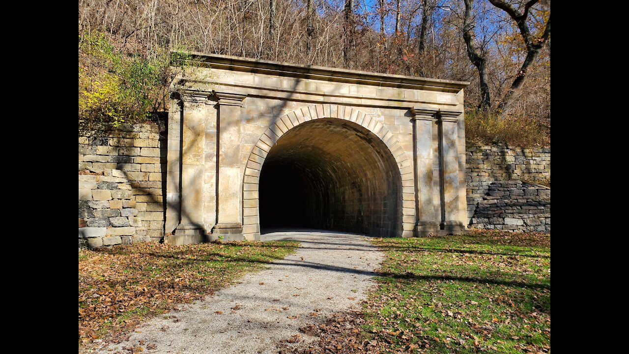 Staple Bend Tunnel - America's first railroad tunnel