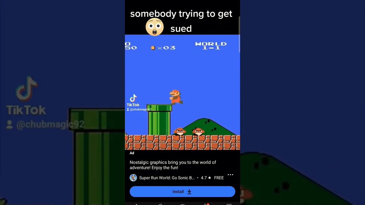 mobile game ad's are getting bold these days