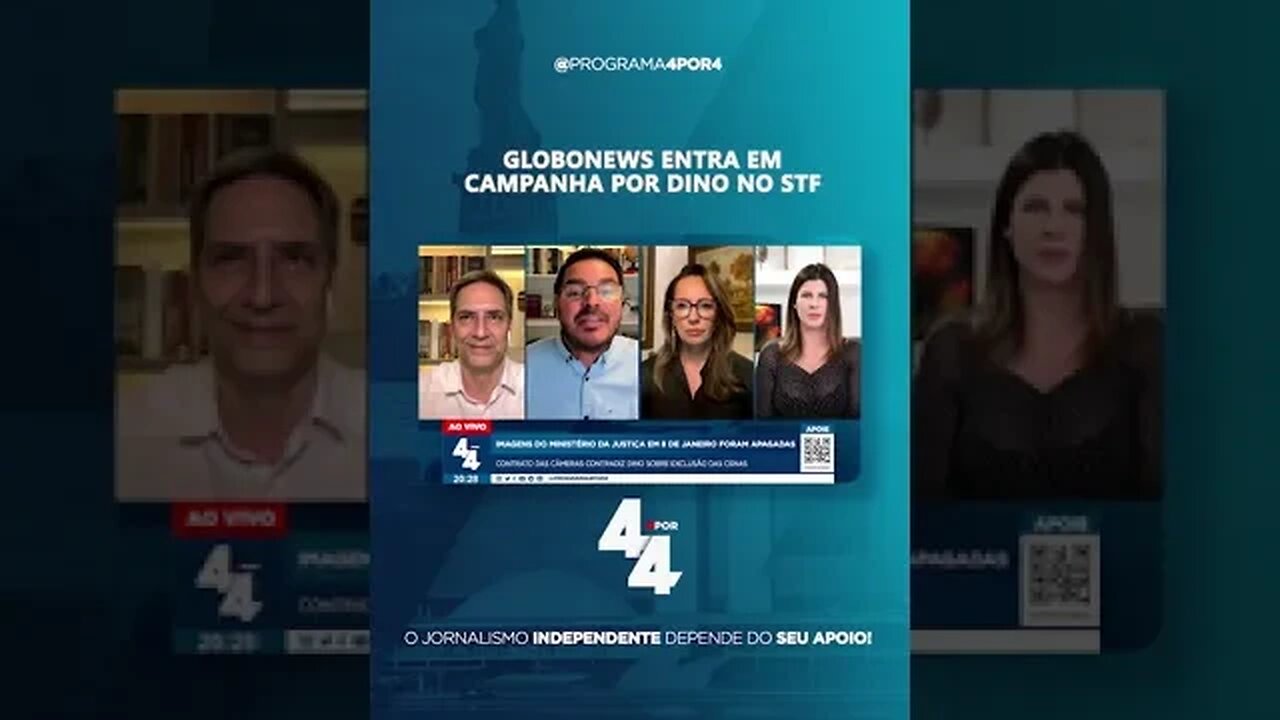 Para a GloboNews, Dino sempre teve cara de ministro do STF #shorts