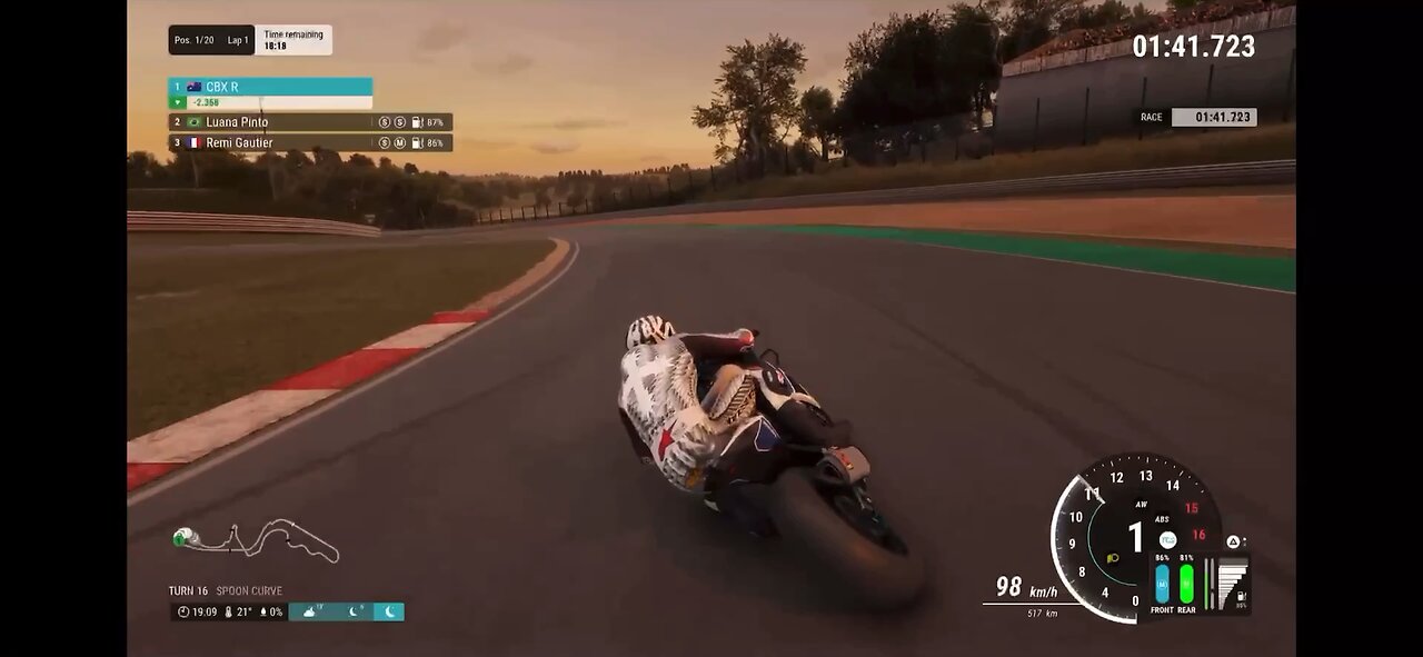 Full Akrapovic BMWM1000RR Racing On Suzuka Circuit