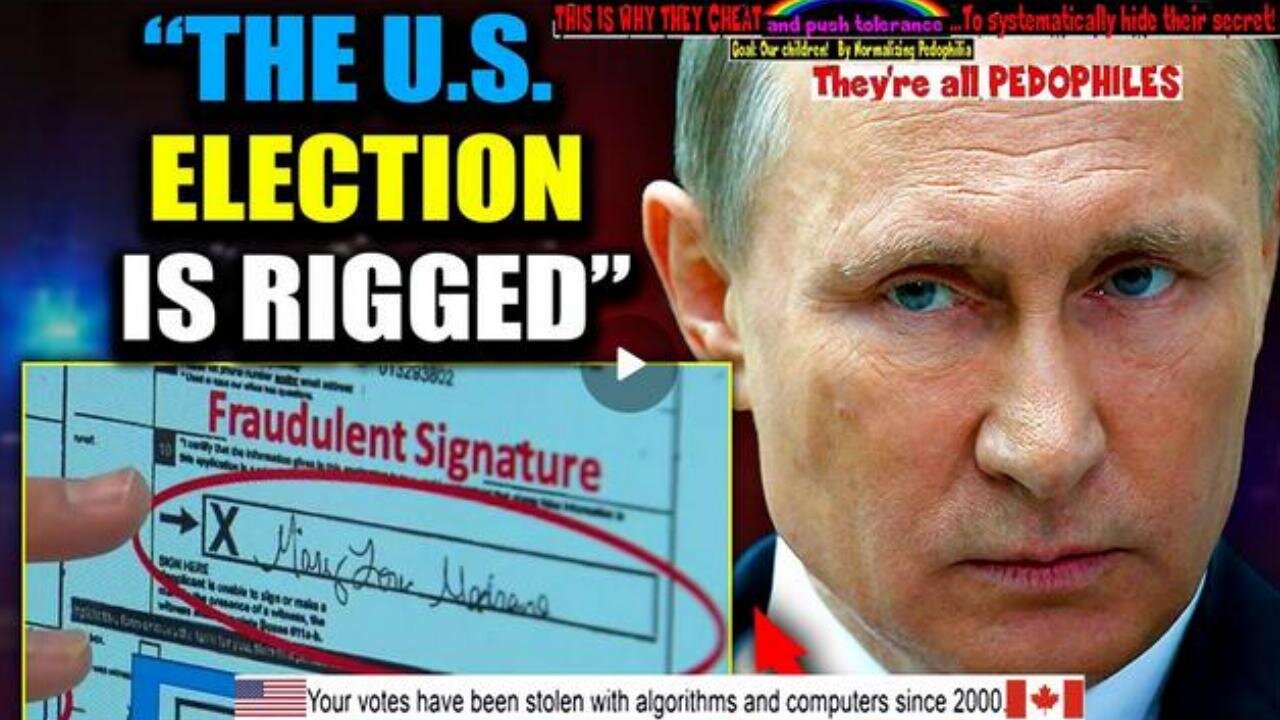 Vladimir Putin Releases 4,000 Page Report Exposing How Elites Have Rigged 2024