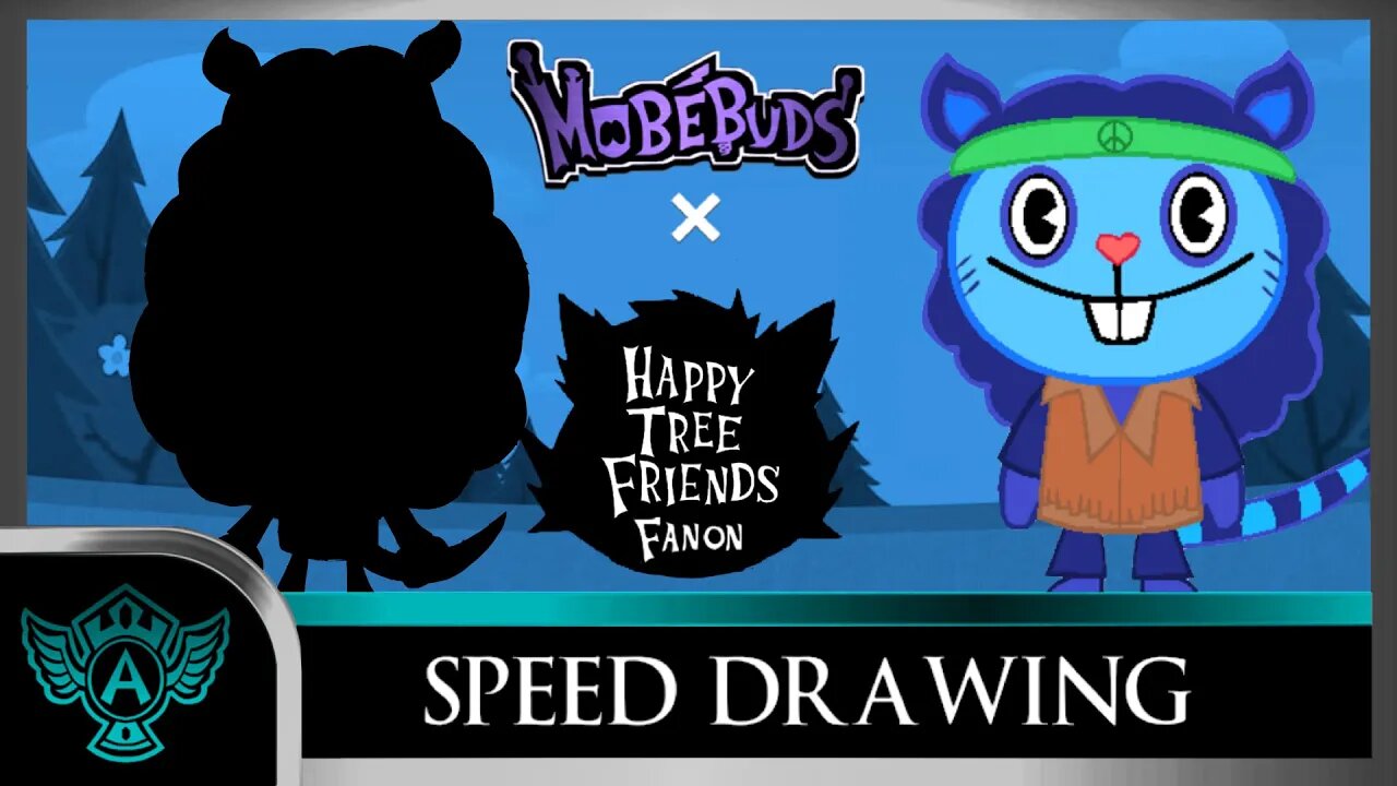 Speed Drawing: Happy Tree Friends Fanon - Stone | Mobebuds Style